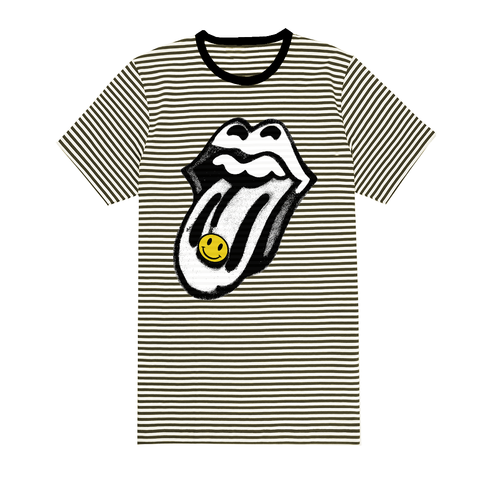 Rolling Stones x Fatboy Slim Striped T-Shirt