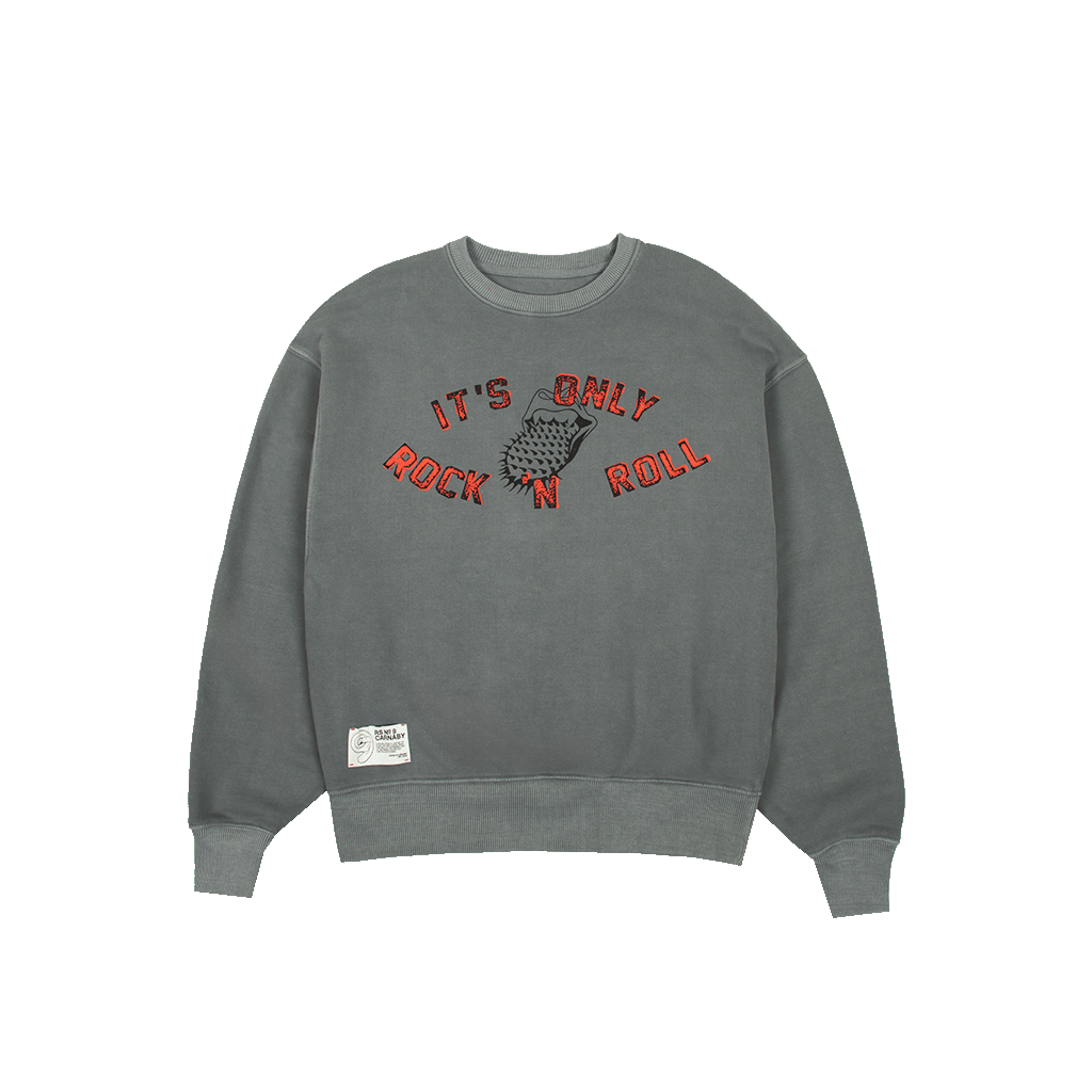 RS NO 9 IT'S ONLY ROCK & ROLL CREWNECK Front