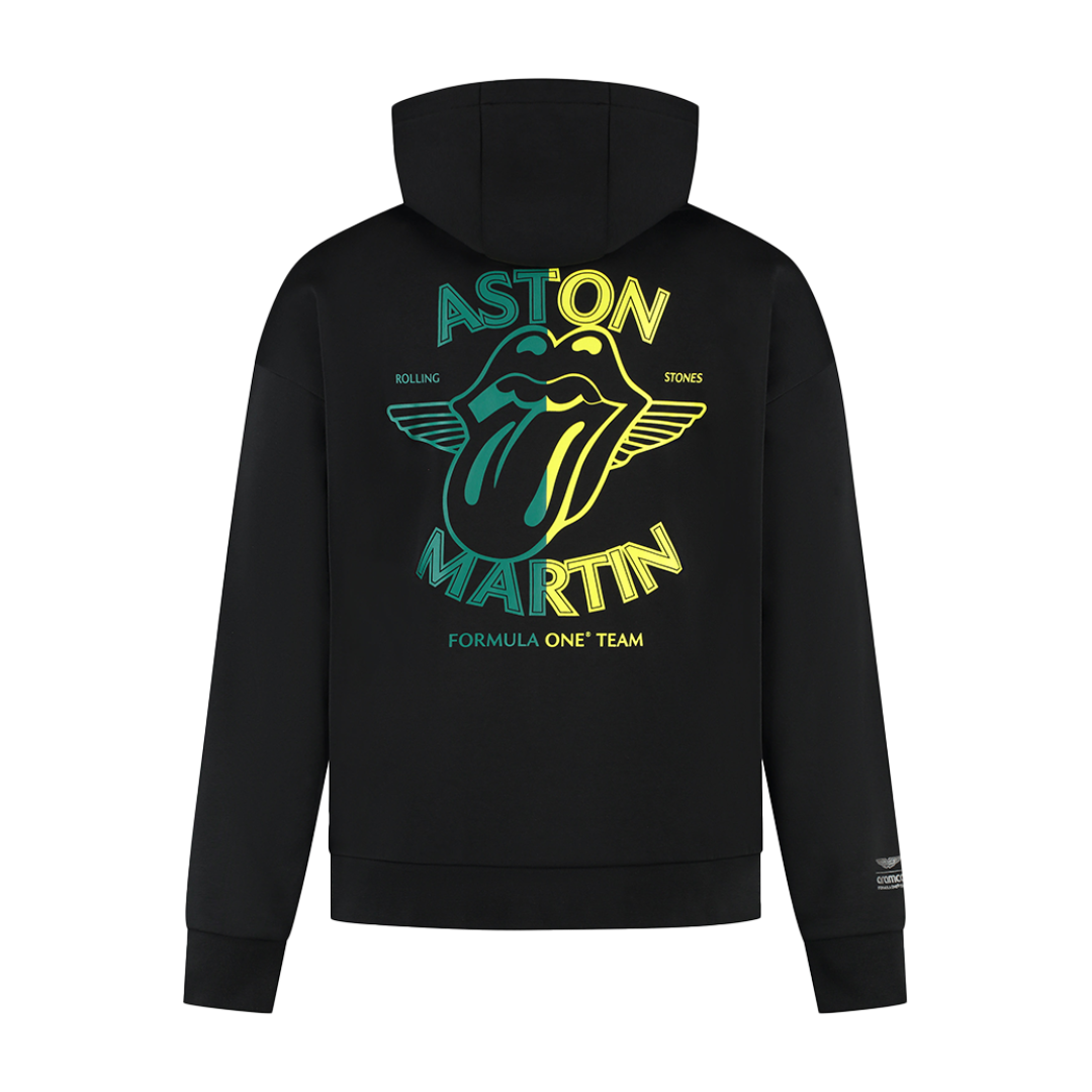 ASTON MARTIN Aramco F1® X ROLLING STONES HOODIE - RS No. 9 Carnaby St. ASTON MARTIN Aramco F1® X ROLLING STONES HOODIE - RS No. 9 Carnaby St.