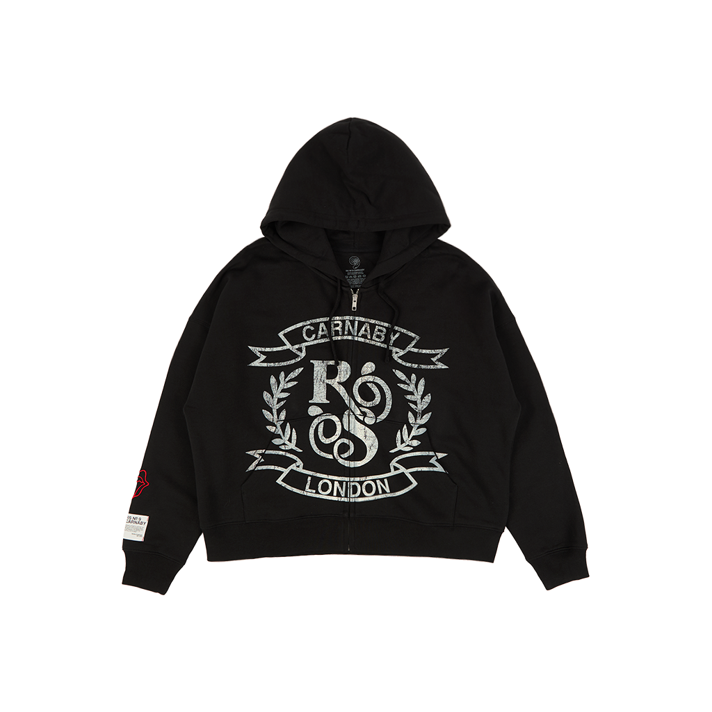RS No. 9 Crest Zip Up Hoodie Front