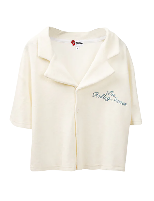 Embroidered Logo Collared Terry Shirt