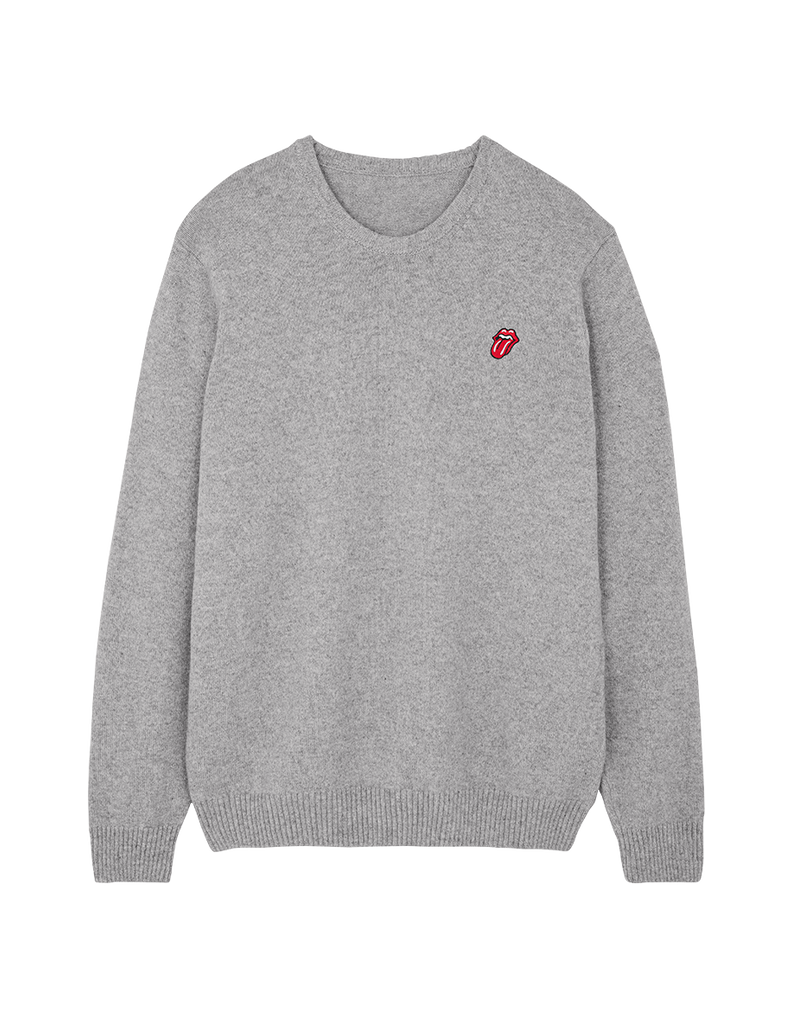 Spring/Summer Grey Merino Sweater Front