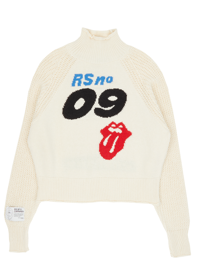 RS No. 9 Ribbed Roll Neck Sweater Front