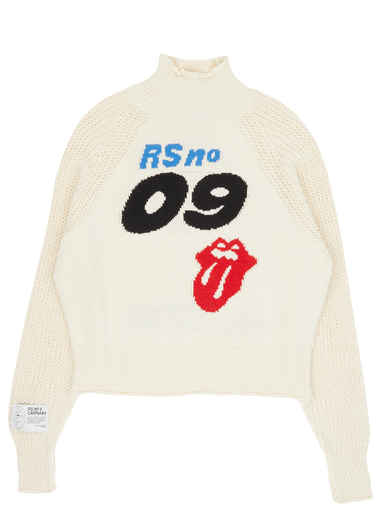 RS No. 9 Ribbed Roll Neck Sweater Front