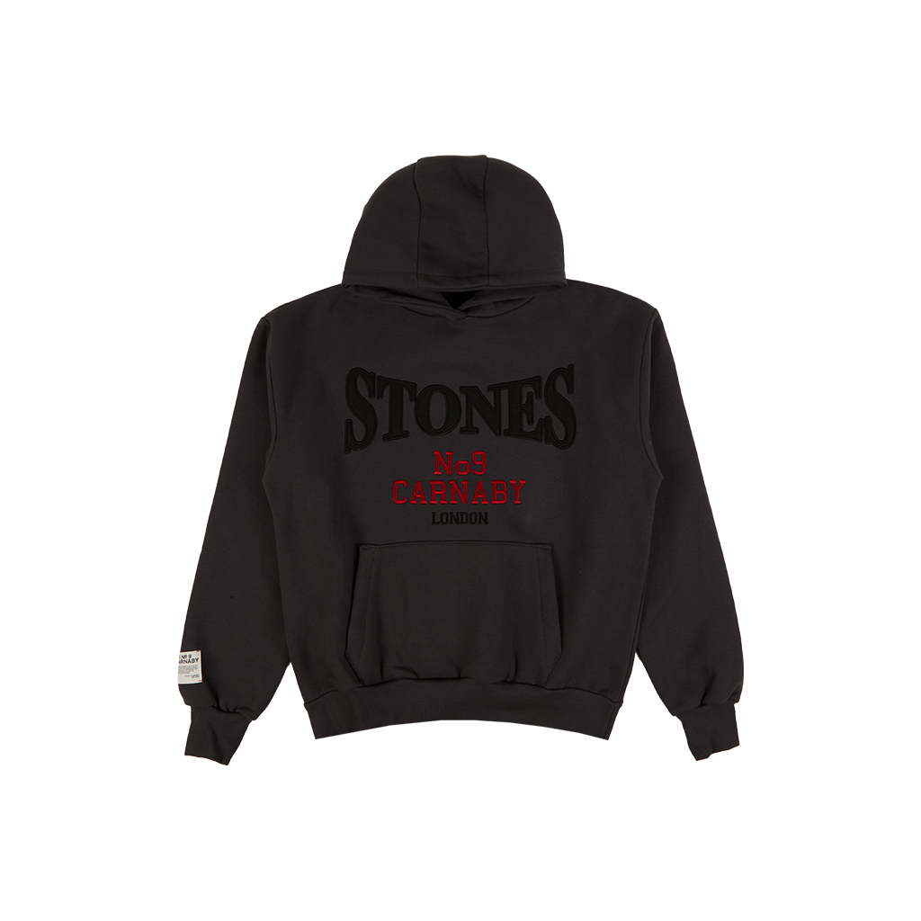 Stones Charcoal Varsity Hoodie