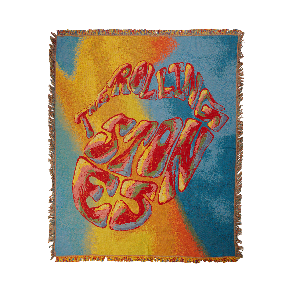 Stones Psychedelic Woven Blanket