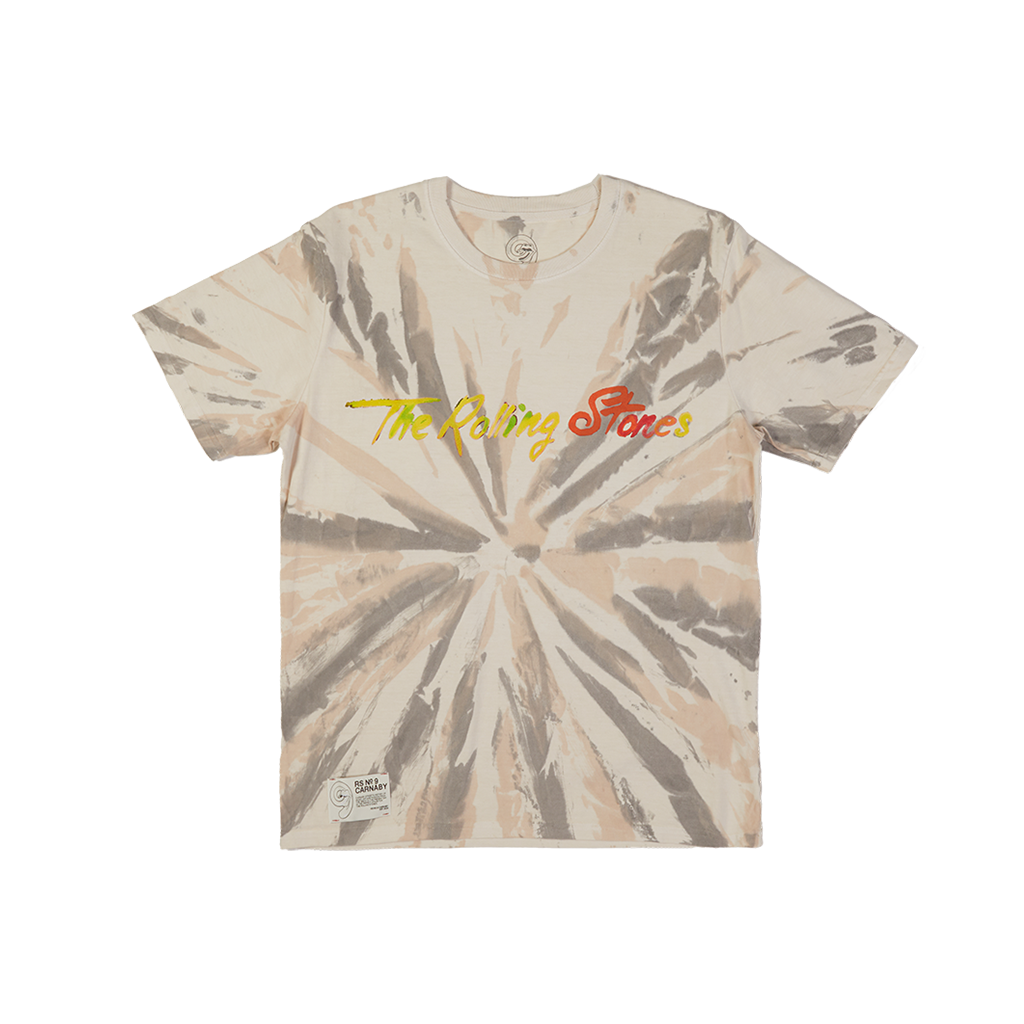 Stone Tongue Logo Graphic Back Print Tie Dye T-Shirt