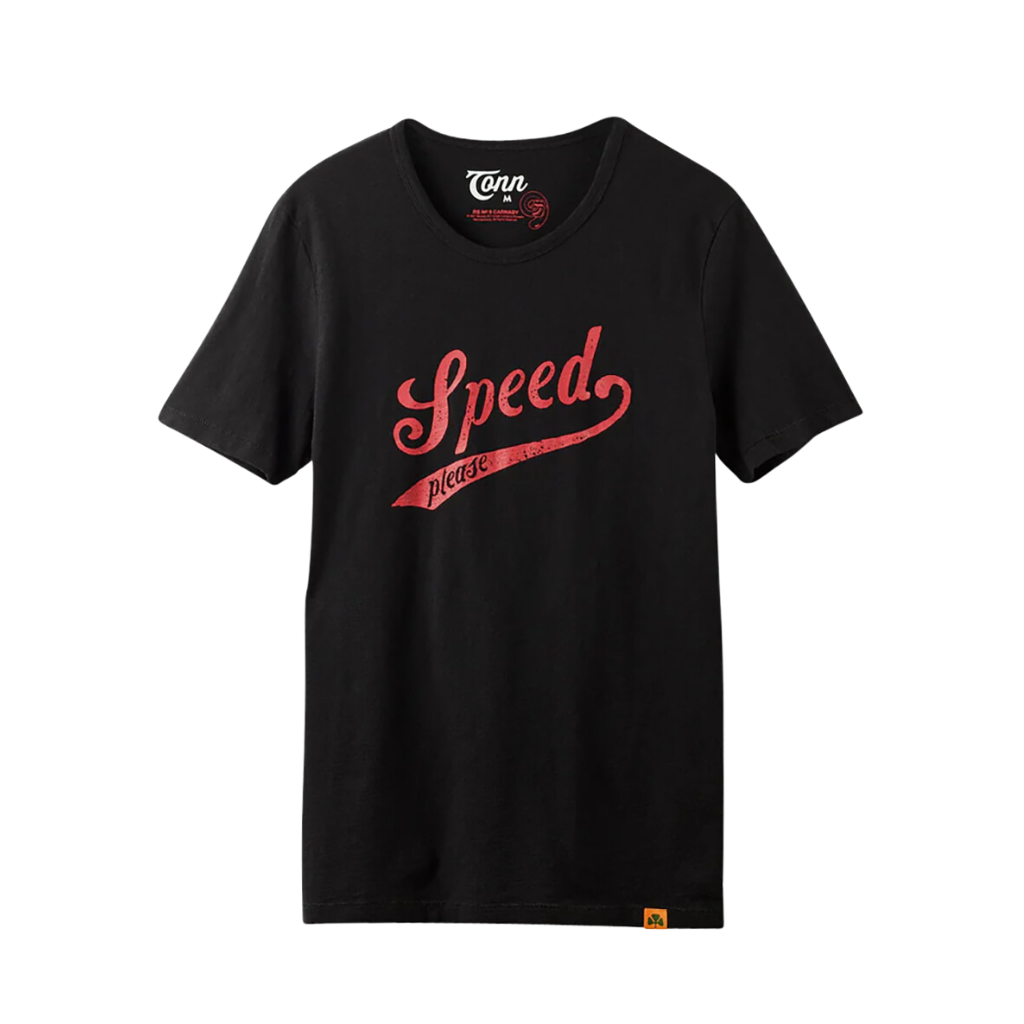 Stones x Tonn Speed Please Black T-Shirt Front