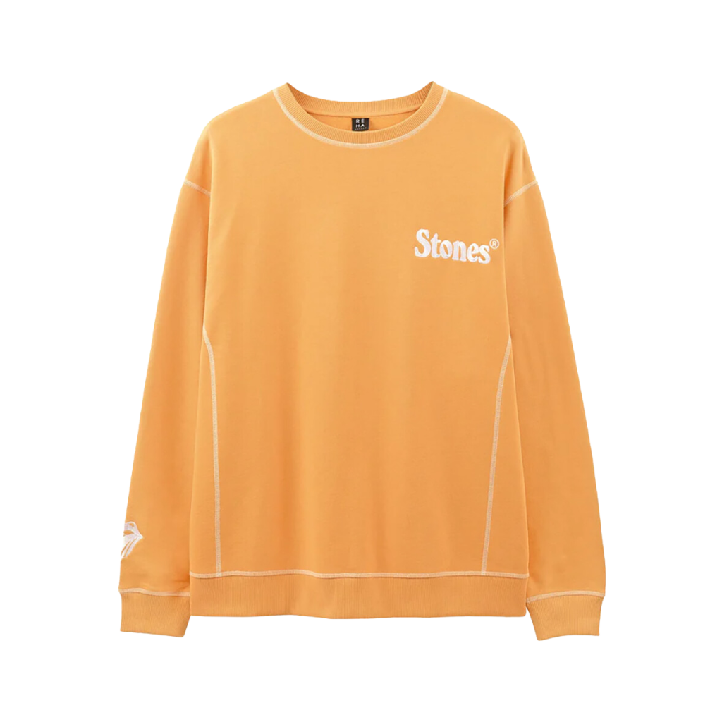 Stones Contrast Stitch Crewneck