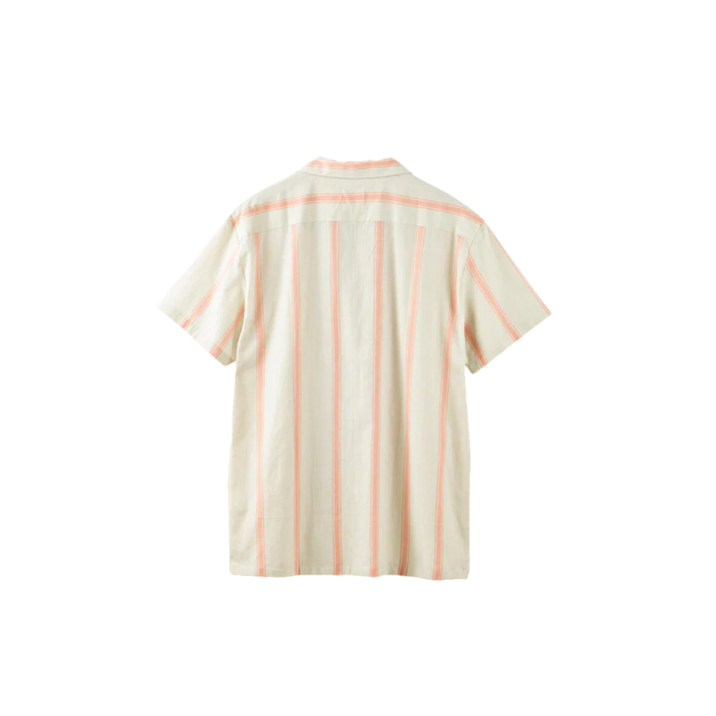 Sticky Fingers Striped Linen Short Sleeve Shirt Back