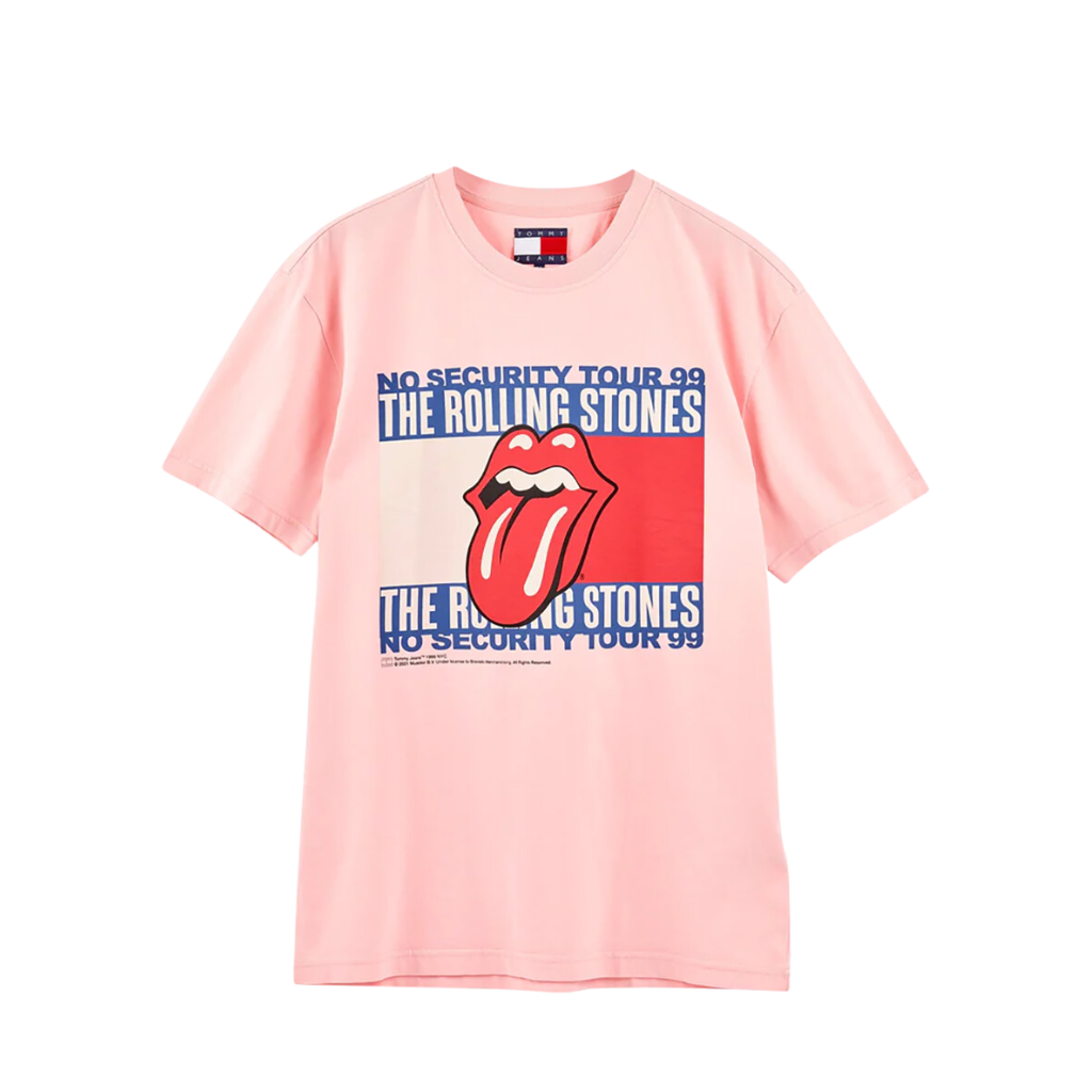 Stones x Tommy Hilfiger Duchess Pink T-Shirt Front