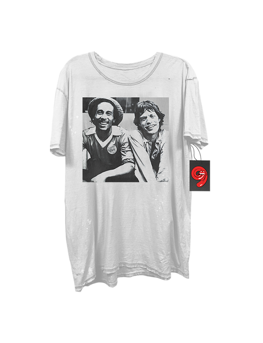 Bob Marley x Mick Jagger T-Shirt Front