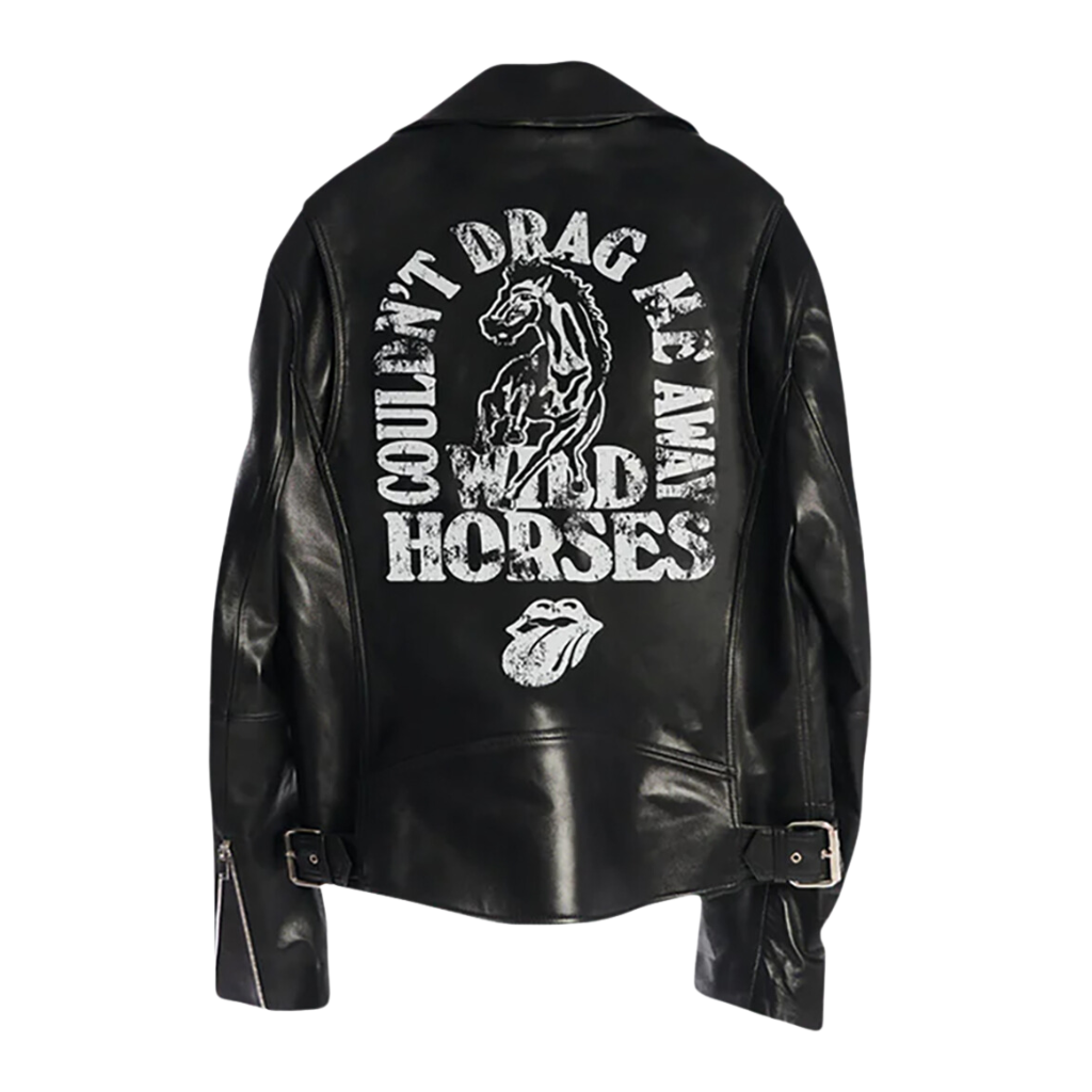 Wild Horses Premium Leather Jacket Back