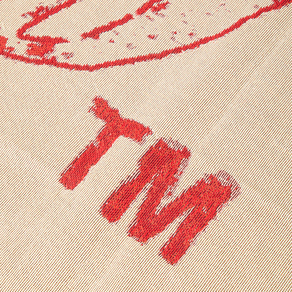 Trademark Stones Logo Woven Blanket Front Detail