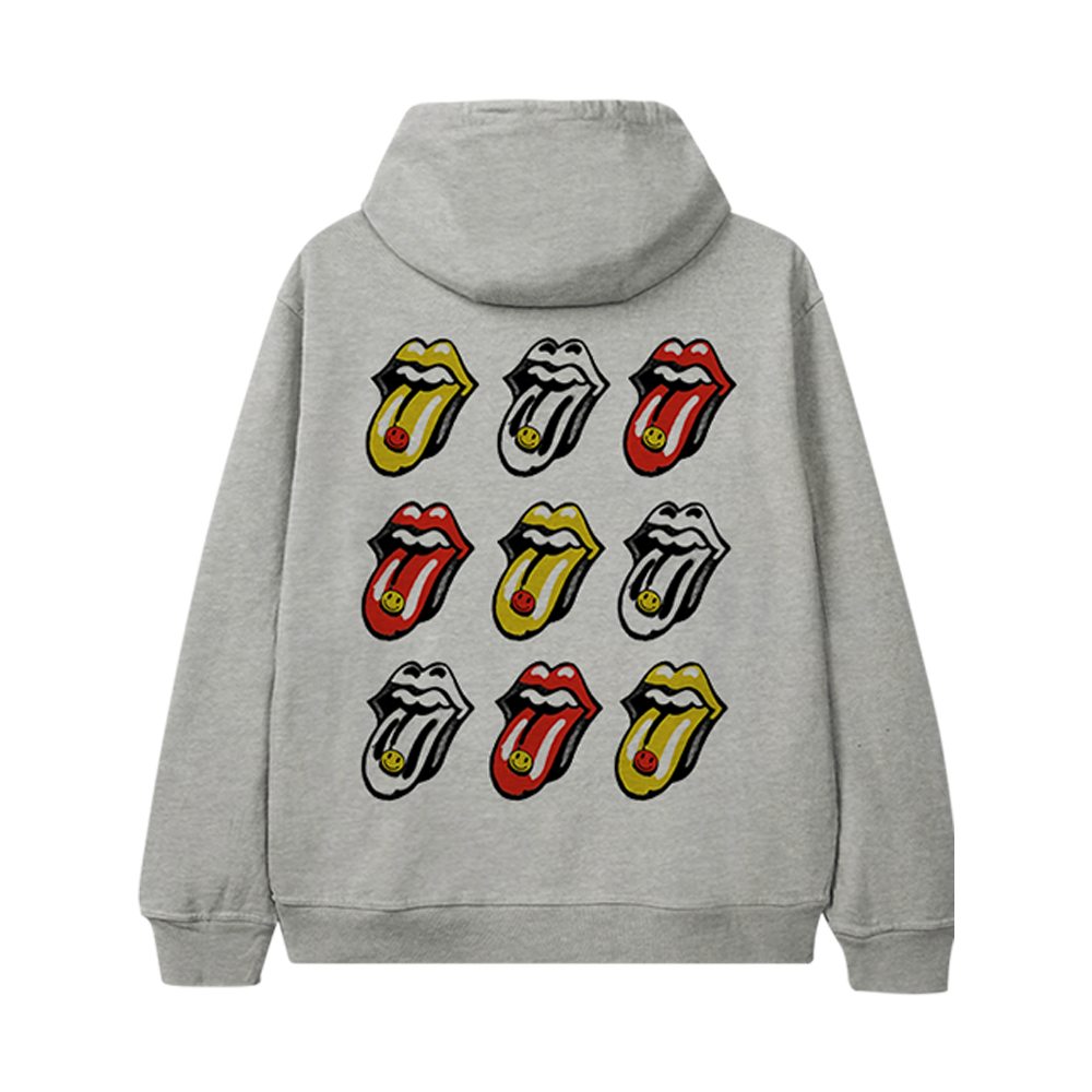 Rolling Stones x Fatboy Satisfaction Skank Grey Hoodie Back