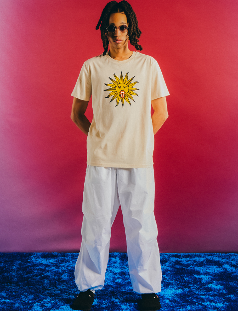 Natural Raw Sun Print Graphic Shirt Lifestyle 1