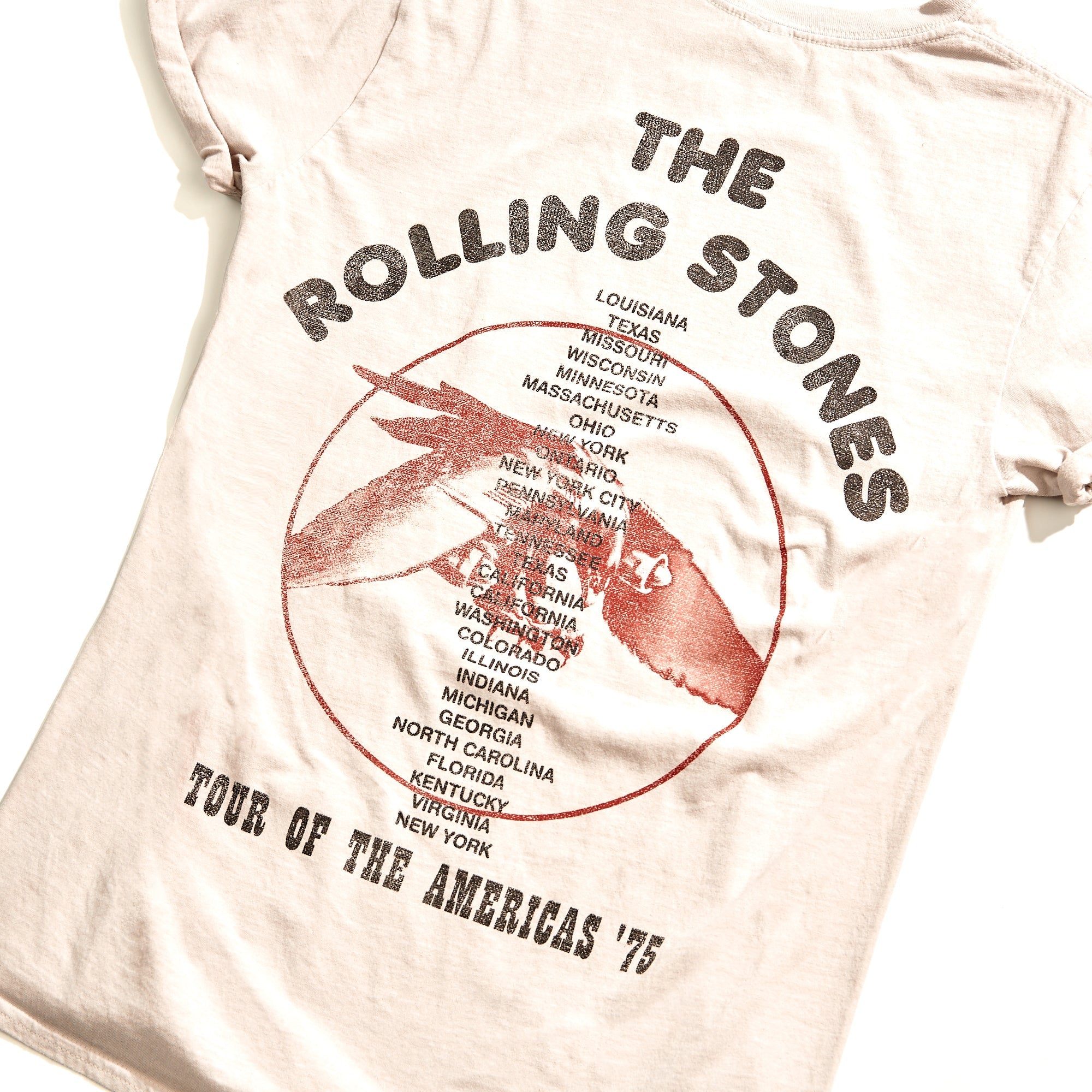 Tour Americas '75 Washed T-Shirt - RS No. 9 Carnaby St.