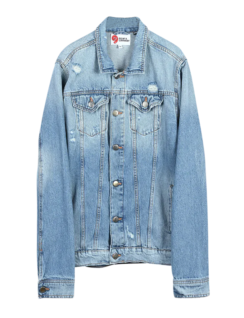 No. 9 Carnaby Distressed Denim Jacket – RS No. 9 Carnaby