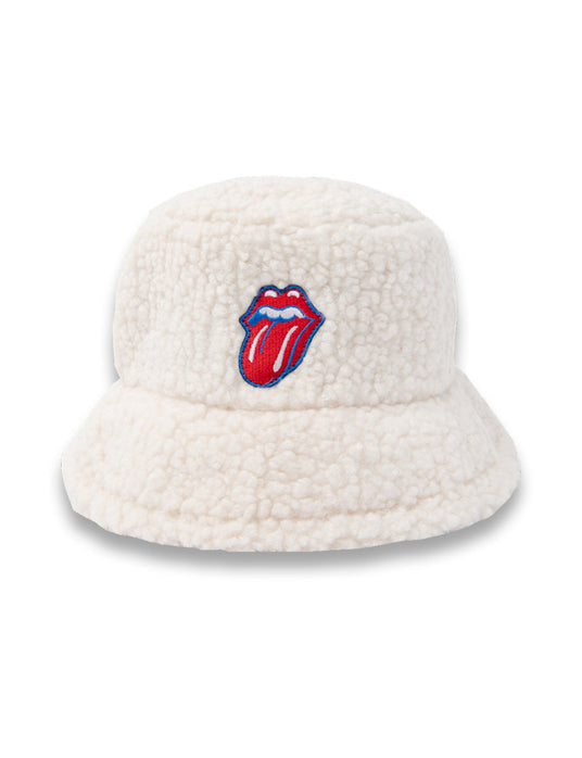 CLASSIC TONGUE SHERPA BUCKET HAT Front