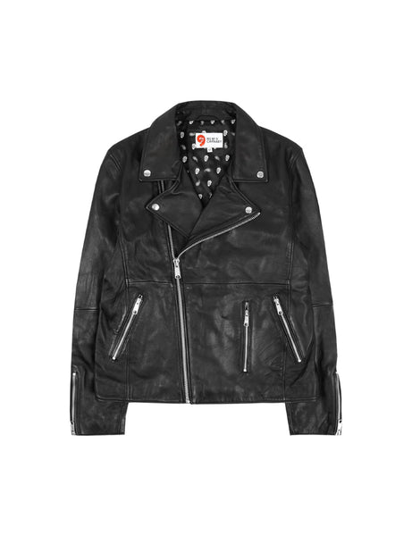 Classic Licks Chenille Logo Premium Leather Jacket – RS No. 9 Carnaby St.