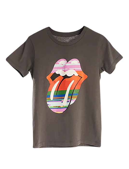 Classic Multicolor Tongue Kids T-Shirt Front