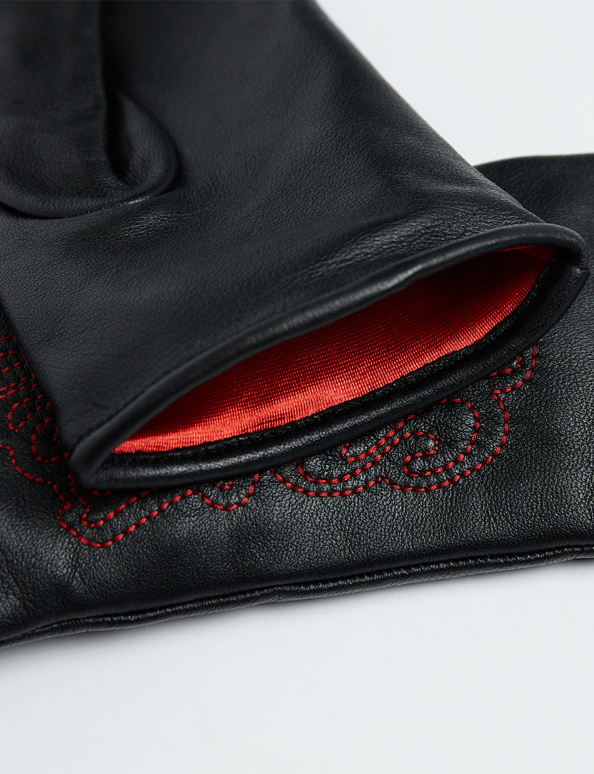 RS No. 9 Carnaby St. Women's Leather Gloves Detail