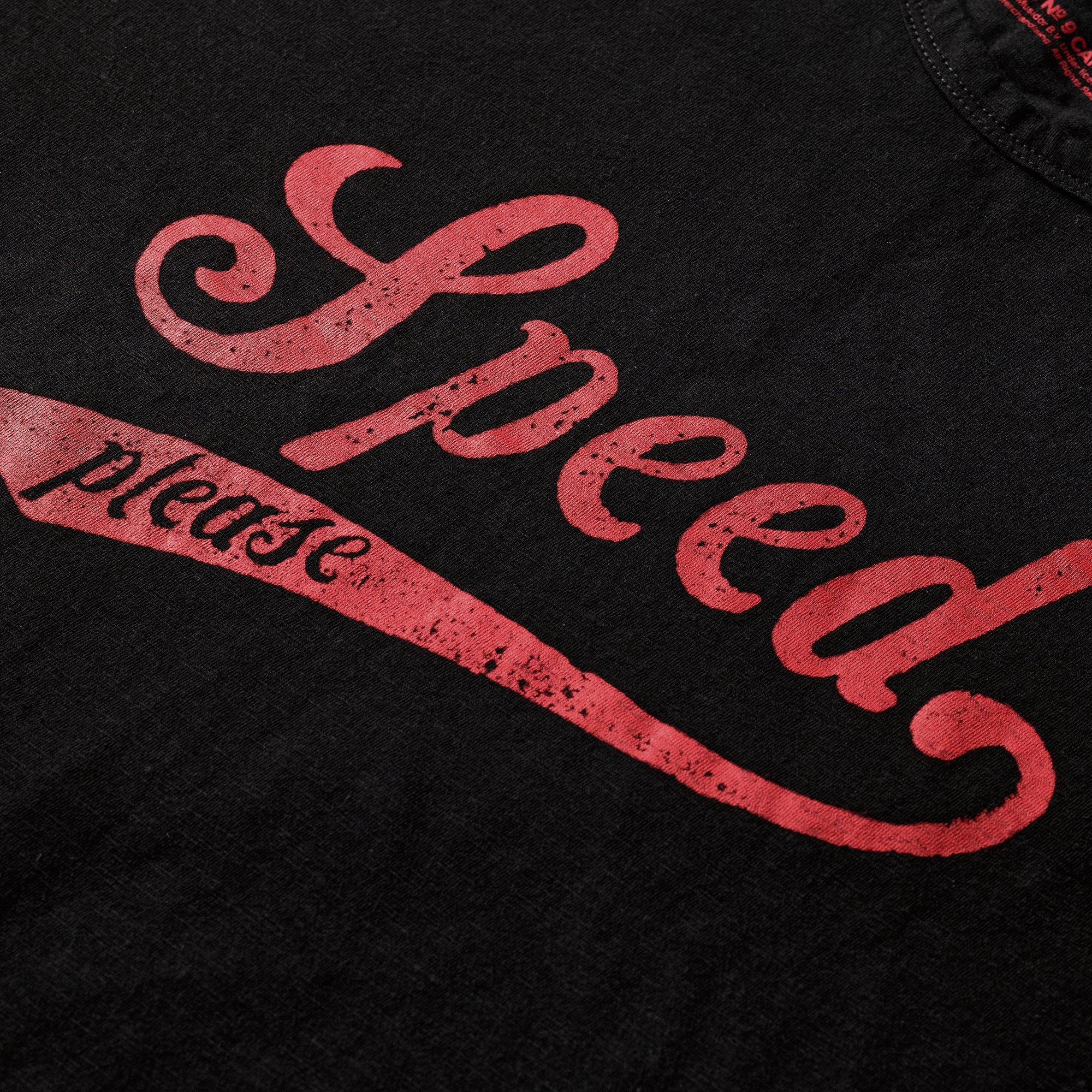 Stones x Tonn Speed Please Long Sleeve T-Shirt Detail