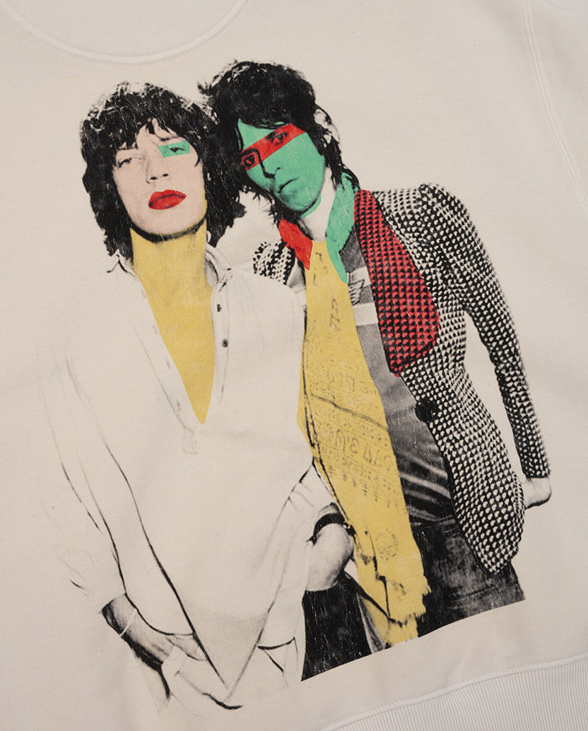 Mick & Keith Graphic Crewneck Back Detail