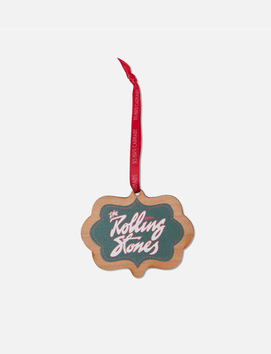 Rolling Stones Wooden Ornament