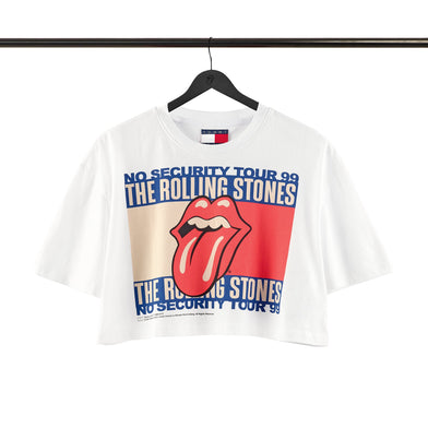 Stones x Tommy Hilfiger Crop T-Shirt Front