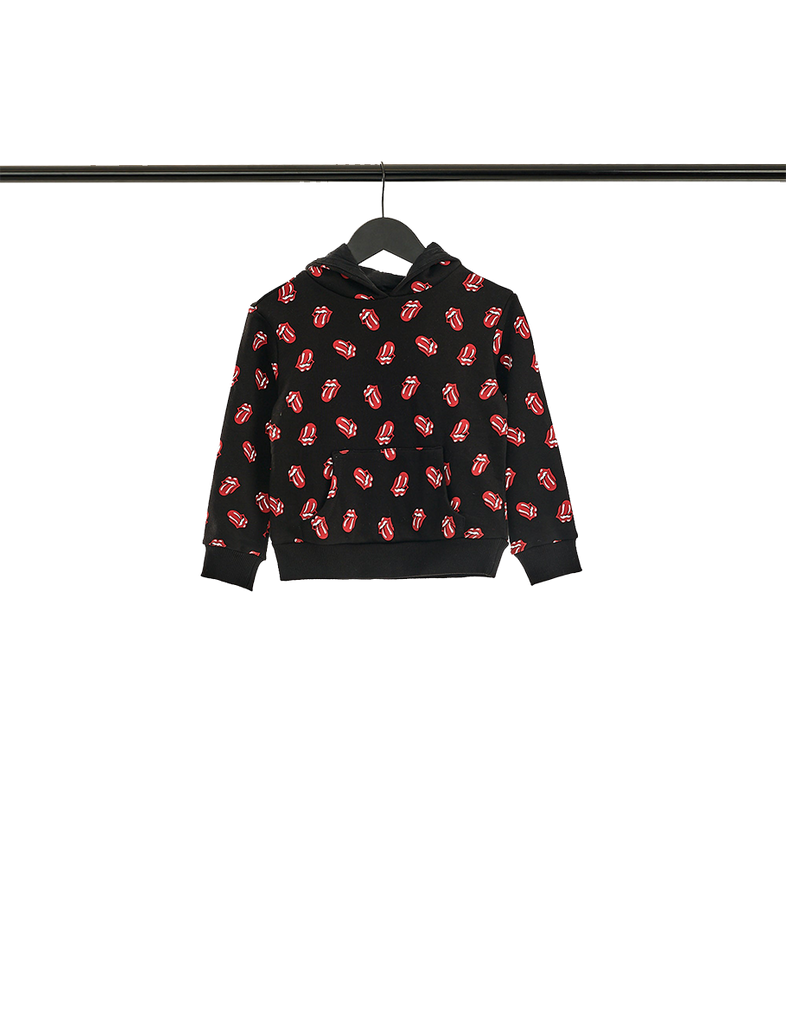 Kids All Over Tongue Print Hoodie Front