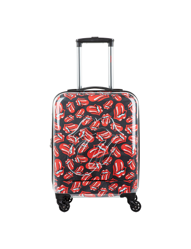 AOP CLASSIC LOGO CLEAR COATED CARRY ON LUGGAGE SUITCASE - IMG 1